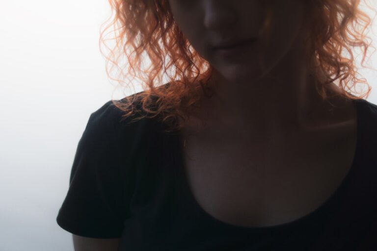 Photo red hair clothes